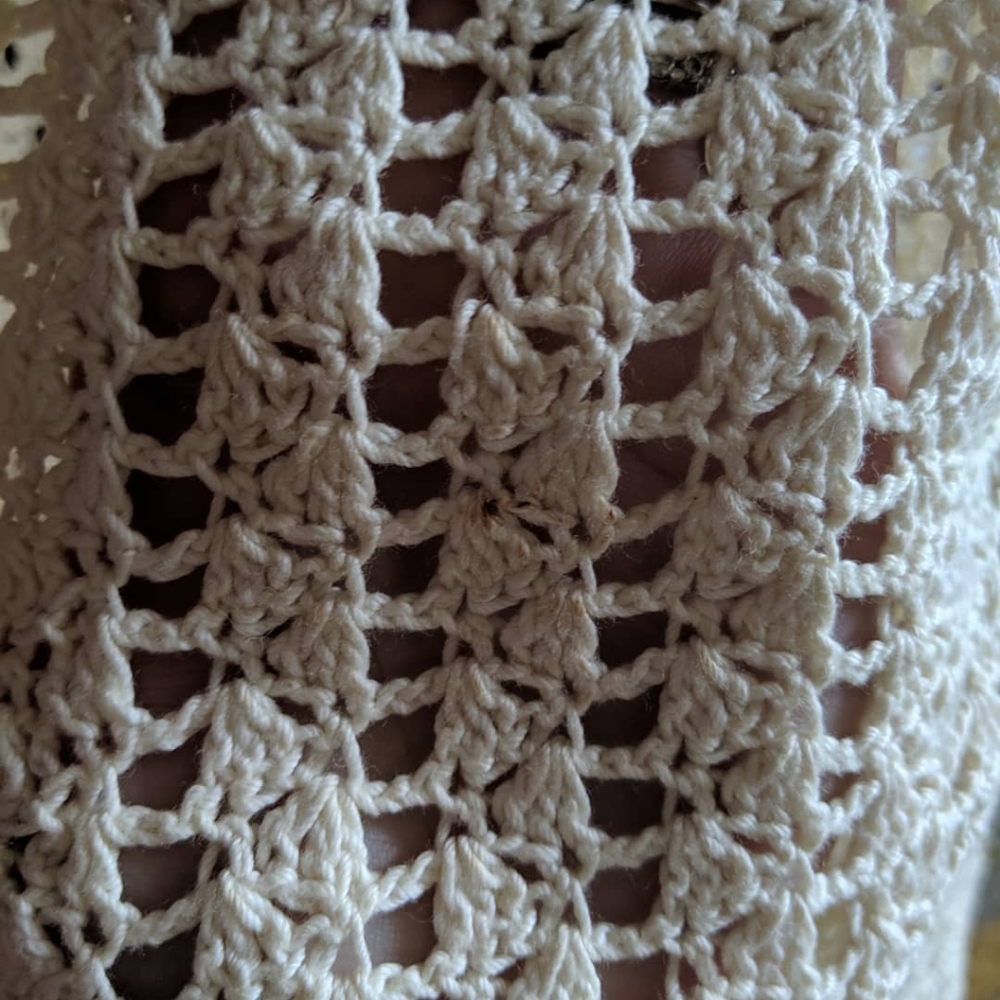 1930's Crochet Dress - Picture 4 of 8